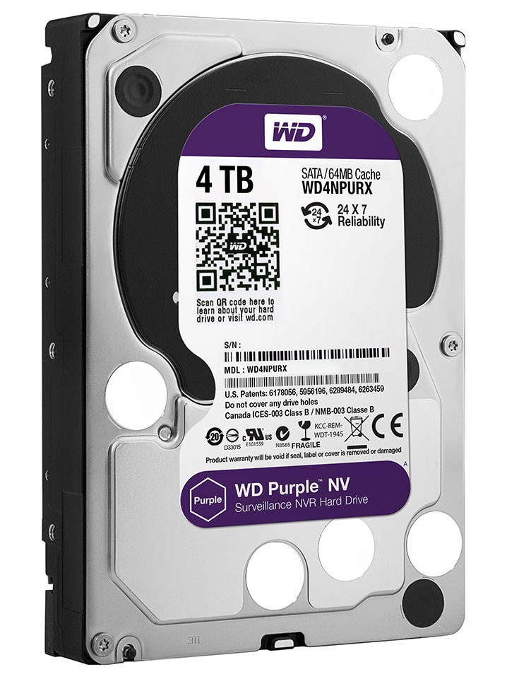 HDD 4000 GB (4 TB) SATA-III Purple NV WD4NPURX